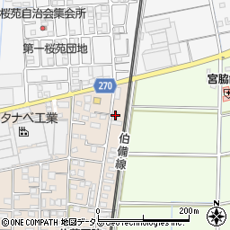 岡山県総社市清音上中島163-6周辺の地図