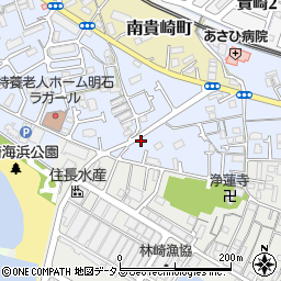 兵庫県明石市林崎町2丁目8周辺の地図