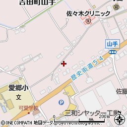 広島県安芸高田市吉田町山手1040周辺の地図