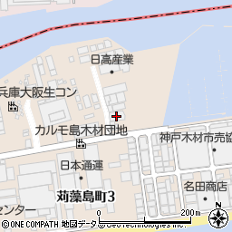 神戸リサイクリングセンター周辺の地図
