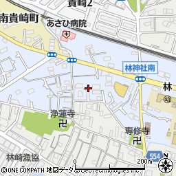 兵庫県明石市林崎町2丁目3周辺の地図