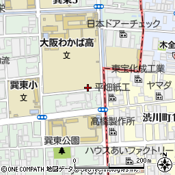 ニチイケアセンター巽東周辺の地図