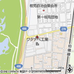 岡山県総社市清音上中島2周辺の地図