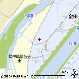 岡山県岡山市東区金田82周辺の地図