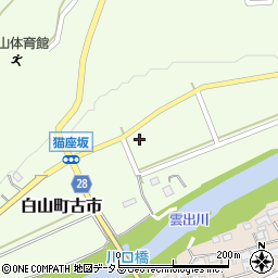 三重県津市白山町古市129周辺の地図