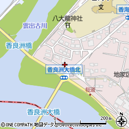 三重県津市香良洲町地家14-6周辺の地図