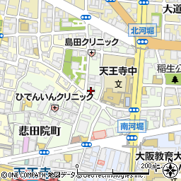 ゲストハウス天王寺周辺の地図