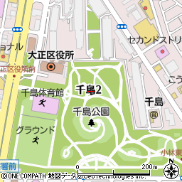 千島公園トイレ３周辺の地図