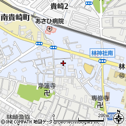 鈴荘周辺の地図