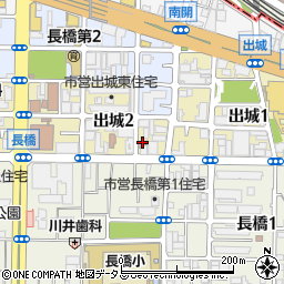 西成出城郵便局 ＡＴＭ周辺の地図