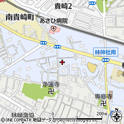 兵庫県明石市林崎町周辺の地図