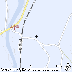 広島県安芸高田市甲田町上小原275周辺の地図