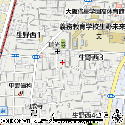 生野電機製作所周辺の地図