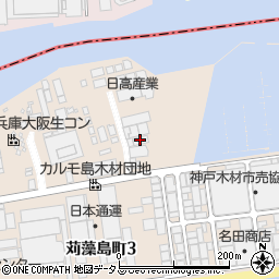 神戸リサイクルセンター周辺の地図