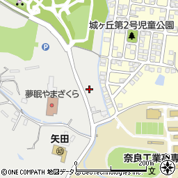 奈良県大和郡山市矢田町695-4周辺の地図