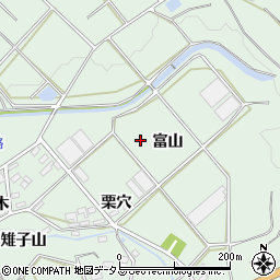 愛知県田原市六連町（富山）周辺の地図