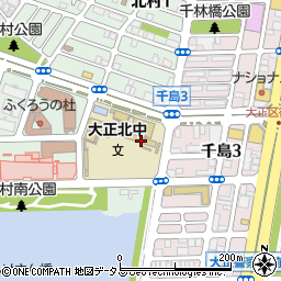 大阪市立大正北中学校周辺の地図