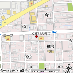 伊予銀行岡山南支店周辺の地図