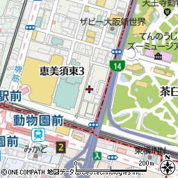 串かつ ふじやま 新世界ジャンジャン横丁店周辺の地図