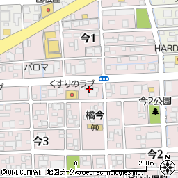 ハナマルキ株式会社　中四国営業所周辺の地図
