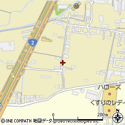 岡山県岡山市東区西大寺中野574周辺の地図