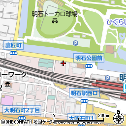 トヨタレンタリース兵庫明石駅前店周辺の地図