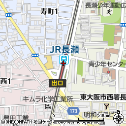 ＪＲ長瀬駅周辺の地図
