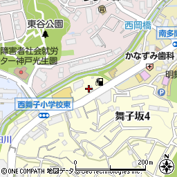 ゆ鳥 舞子坂店周辺の地図