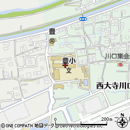岡山市立豊小学校周辺の地図