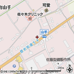 広島県安芸高田市吉田町山手696周辺の地図
