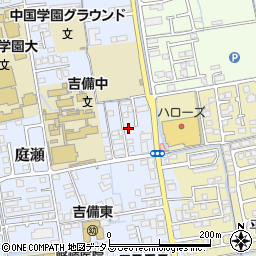 岡山県岡山市北区庭瀬165周辺の地図