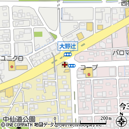 ココス大野辻店周辺の地図