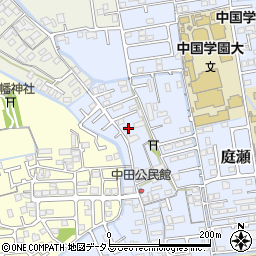 岡山県岡山市北区庭瀬9周辺の地図