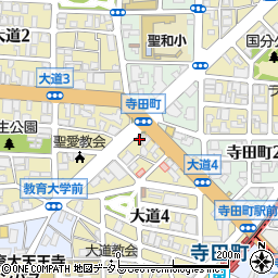 ほっかほっか亭　寺田町店周辺の地図