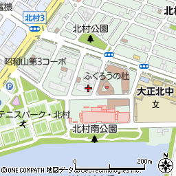大阪府大阪市大正区北村周辺の地図