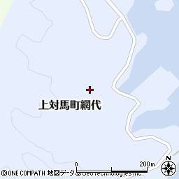長崎県対馬市上対馬町網代周辺の地図