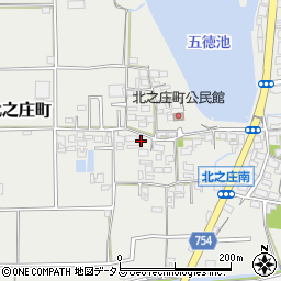 奈良県奈良市北之庄町386周辺の地図