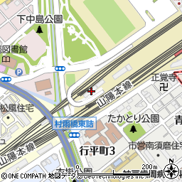 日本通運株式会社　神戸コンテナ事業所周辺の地図