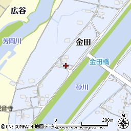 岡山県岡山市東区金田126周辺の地図