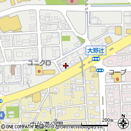 和建設株式会社　岡山支店周辺の地図