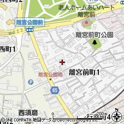 コープ野村須磨離宮前周辺の地図