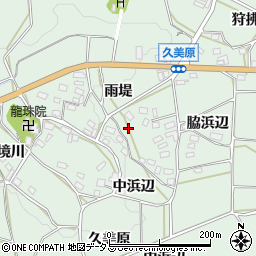 愛知県田原市六連町雨堤周辺の地図