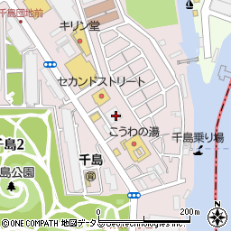 エニタイムフィットネス　大正千島店周辺の地図