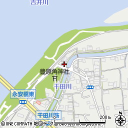 岡山県岡山市東区西大寺浜104周辺の地図