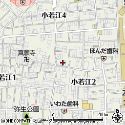 ａｒｅｍ小若江周辺の地図