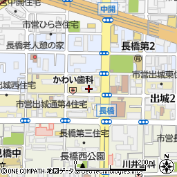 大阪市営出城第２住宅１号館周辺の地図