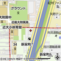 メゾンキンキＵ周辺の地図