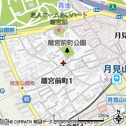 ＊月極:神戸市須磨区離宮前町2丁目6[水谷]駐車場周辺の地図