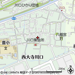 岡山県岡山市東区西大寺川口183周辺の地図