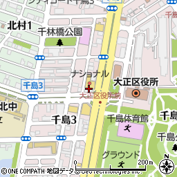 髪切本舗大正区役所前店周辺の地図